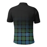 MacKay Ancient Tartan Crest Polo Shirt - Thistle Black Style